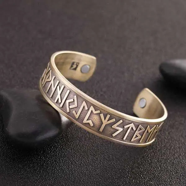 BRACELET RUNES - BRONZE - Viking Héritage