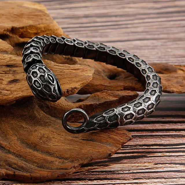 BRACELET SERPENT SCANDINAVE - Viking Héritage