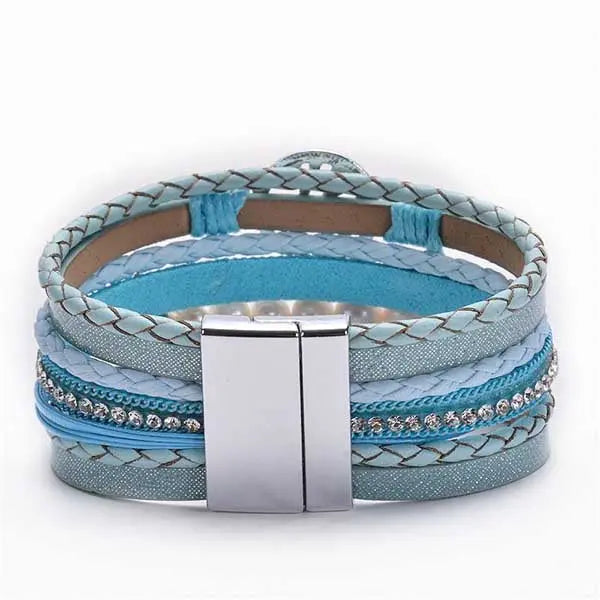 BRACELET VIKING ARBRE DE LA VIE - CUIR - Viking Héritage