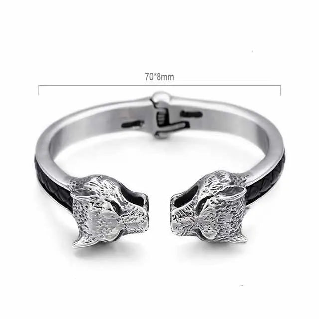 BRACELET VIKING LOUP HATI et SKOLL - Viking Héritage