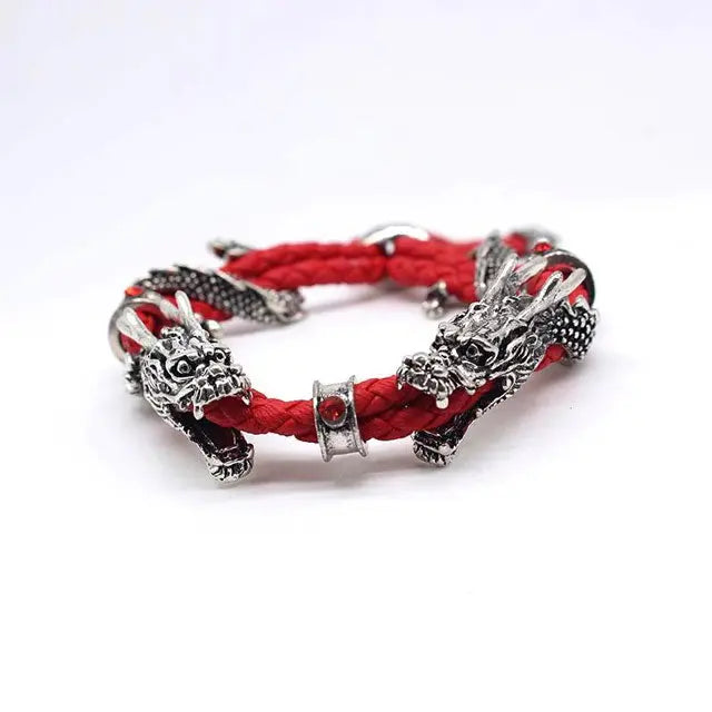 BRACELET VIKING TÊTE DE DRAGON - Viking Héritage