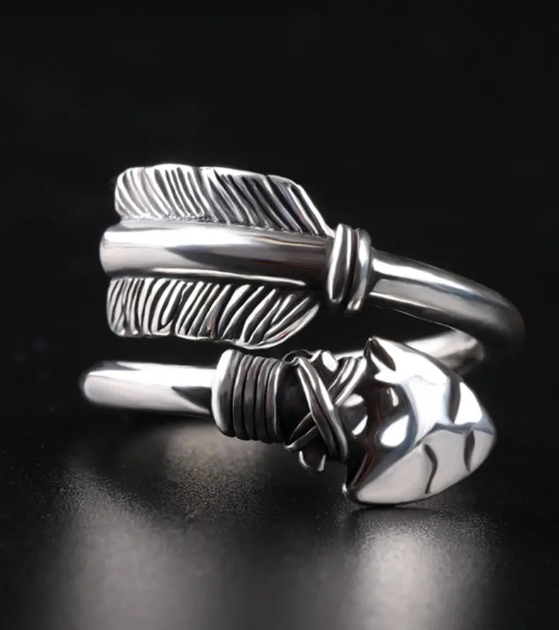 Bague Flèche Viking (Argent) - Viking Héritage