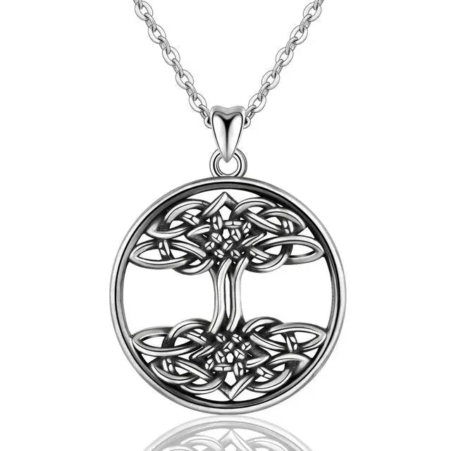 COLLIER ARBRE DE VIE ARBRE CELTIQUE (ARGENT) - Viking Héritage