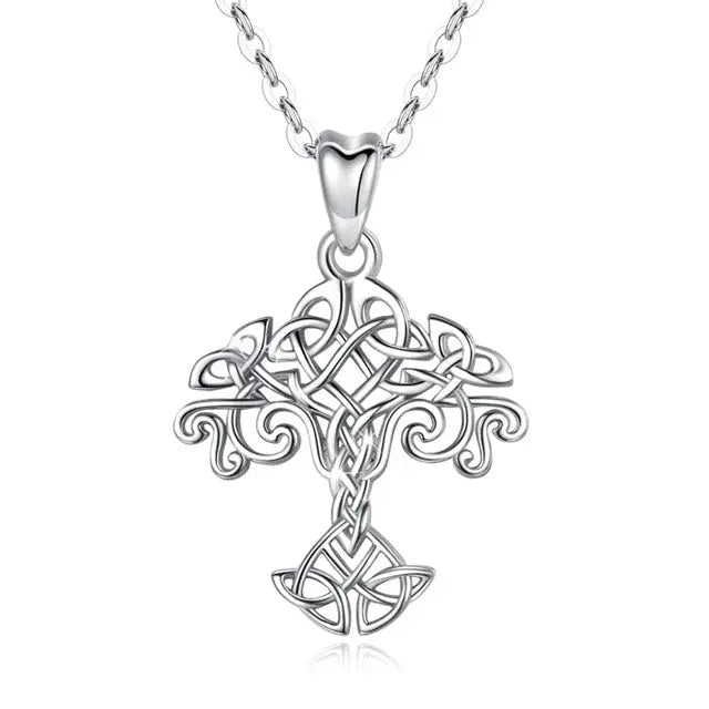 COLLIER ARBRE DE VIE CELTIQUE (ARGENT) - Viking Héritage