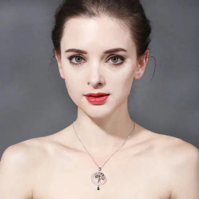 COLLIER ARBRE DE VIE COEUR CELTIQUE - Viking Héritage