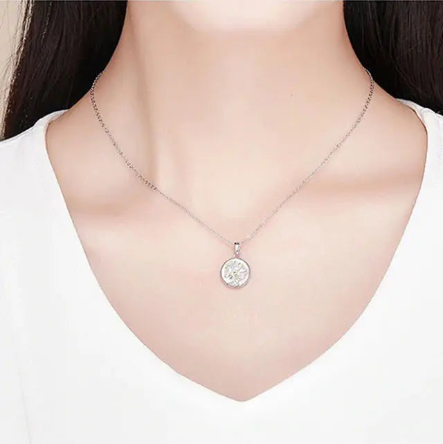 COLLIER ARBRE DE VIE COEUR DORÉ (ARGENT) - Viking Héritage