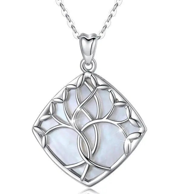 COLLIER ARBRE DE VIE ENTRELACÉ (ARGENT) - Viking Héritage