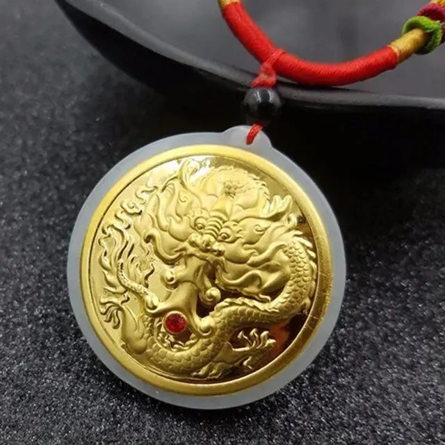 COLLIER DRAGON ROYAL (OR 24K) - Viking Héritage