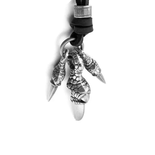 COLLIER GRIFFE DE DRAGON (ACIER) - Viking Héritage