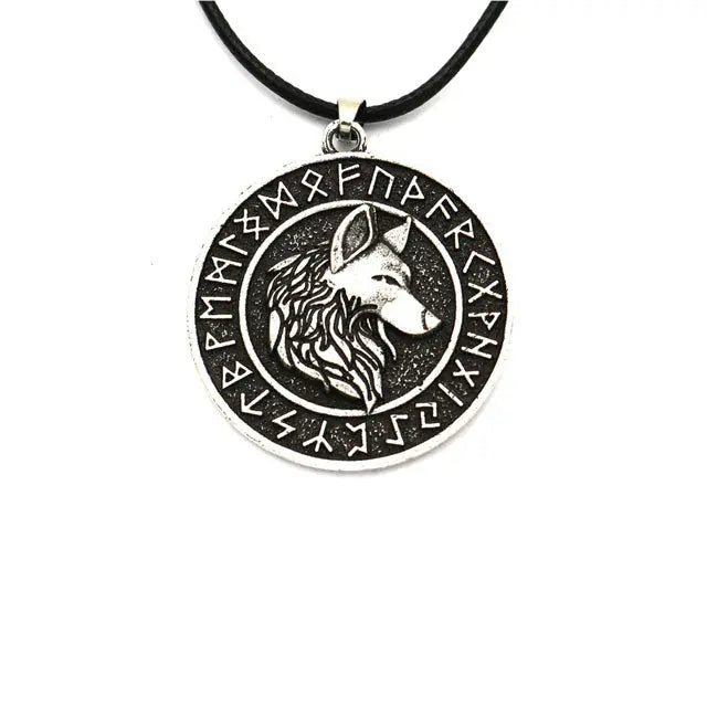 COLLIER LOUP GERI - RUNES - Viking Héritage