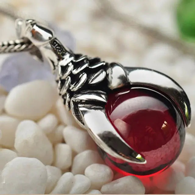 COLLIER ŒUF DE DRAGON (ARGENT) - Viking Héritage