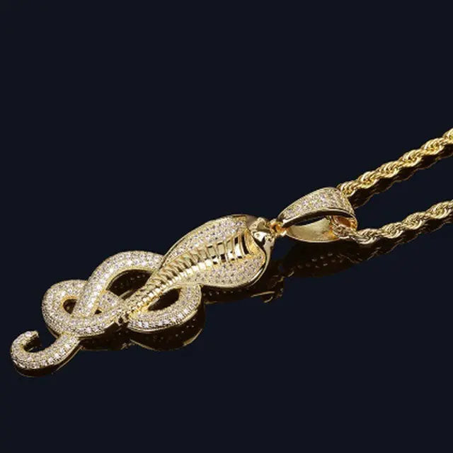 COLLIER SERPENT MAJESTUEUX - Viking Héritage