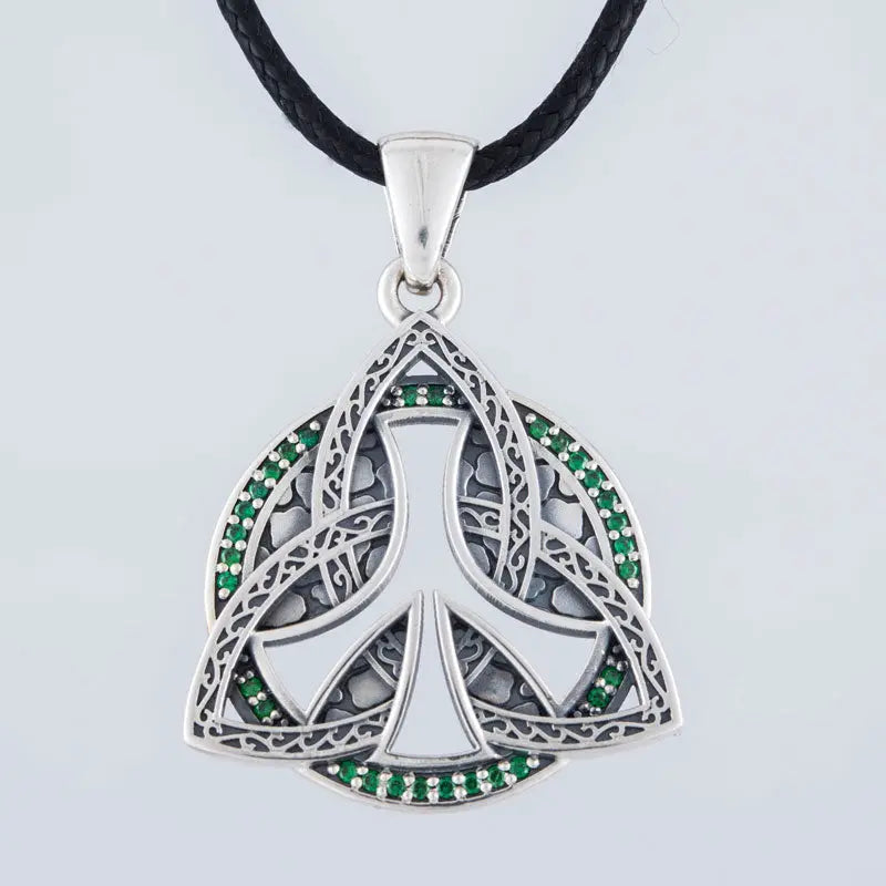 COLLIER TRIQUETRA (ARGENT) - Viking Héritage