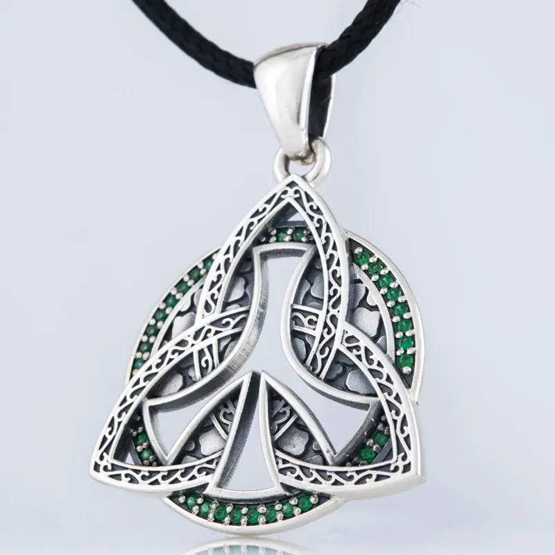 COLLIER TRIQUETRA (ARGENT) - Viking Héritage