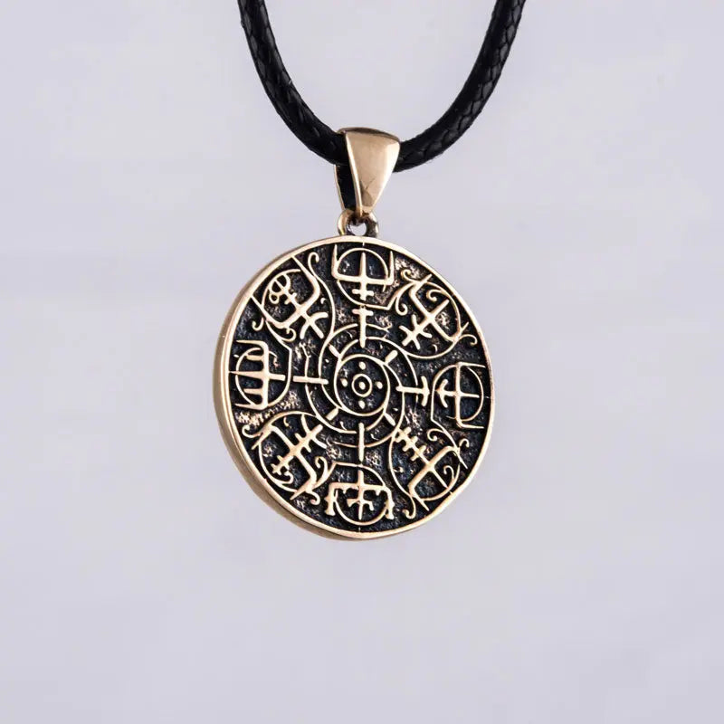 COLLIER VEGVISIR (BRONZE MASSIF) - Viking Héritage
