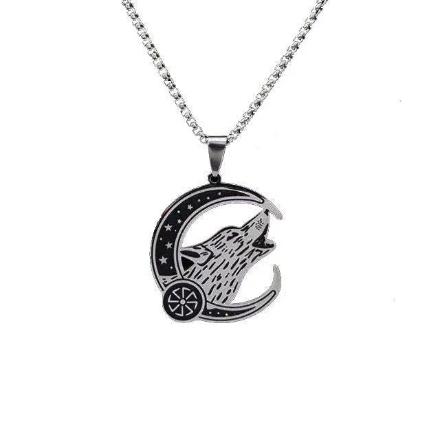 COLLIER VIKING LOUP HATI - Viking Héritage