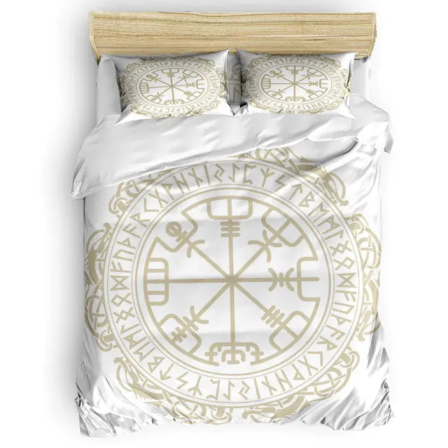 COUVERTURE COUETTE VEGVISIR - Viking Héritage