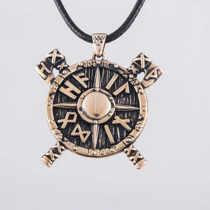Collier Bouclier Viking - Viking Héritage