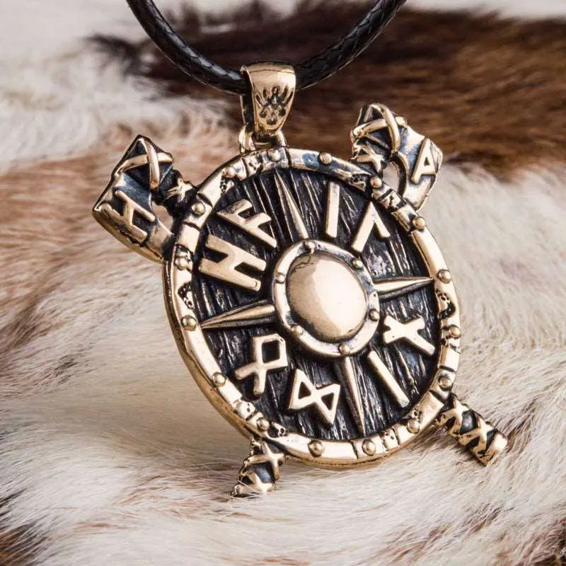 Collier Bouclier Viking - Viking Héritage