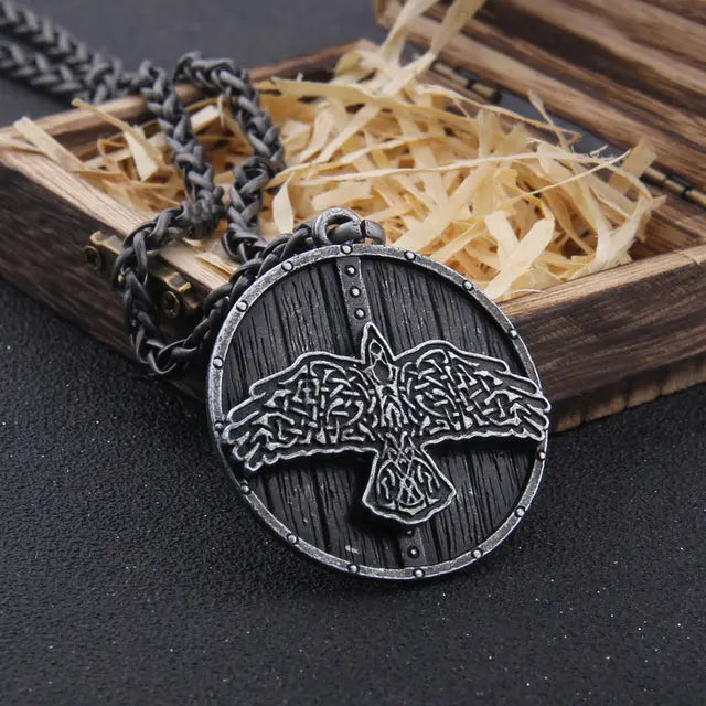 Collier Corbeau - Viking Héritage