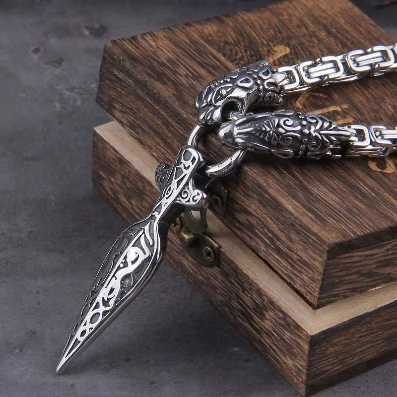 Collier Flèche d'Odin - Viking Héritage