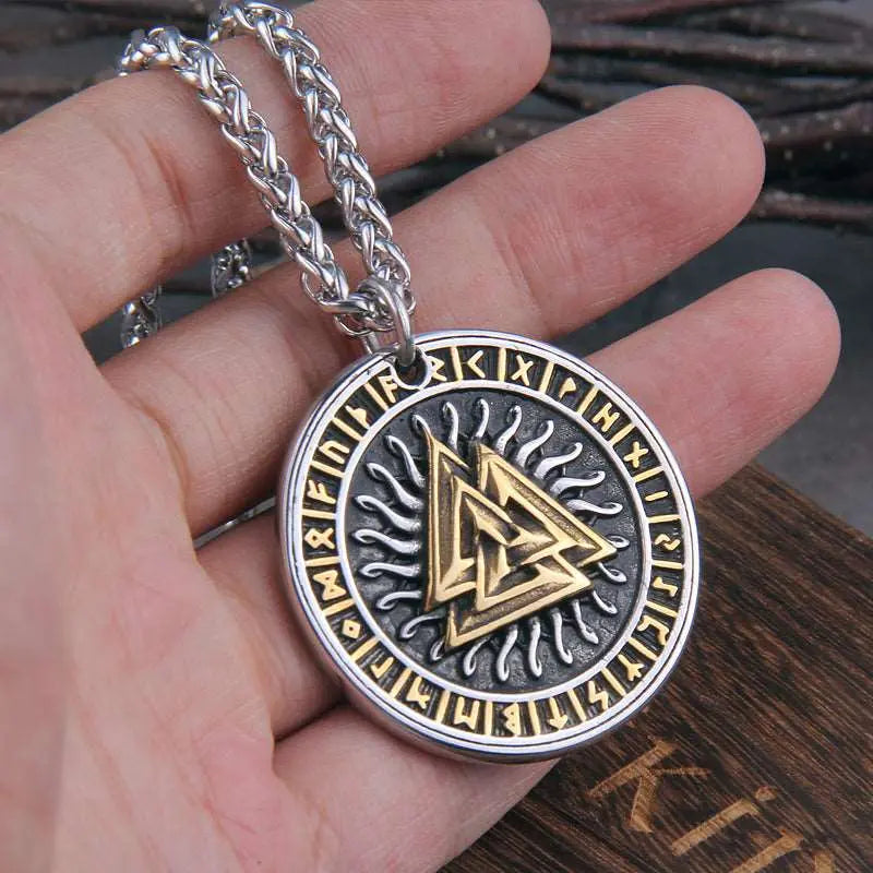 Collier Force du Valknut - Viking Héritage