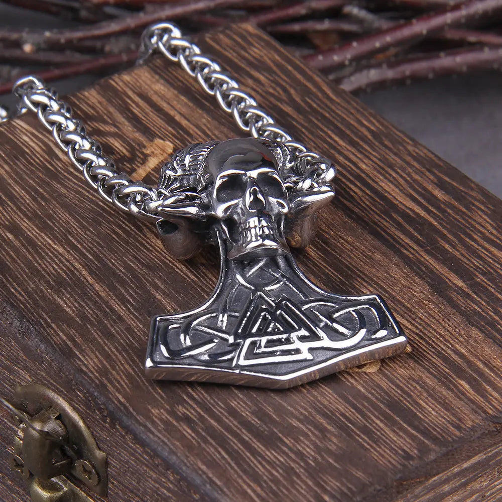 Collier Mjolnir et Valknut - Viking Héritage