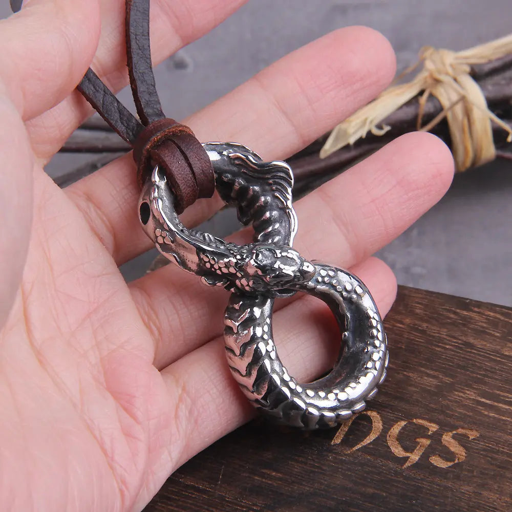 Collier Serpent Jormungand - Viking Héritage