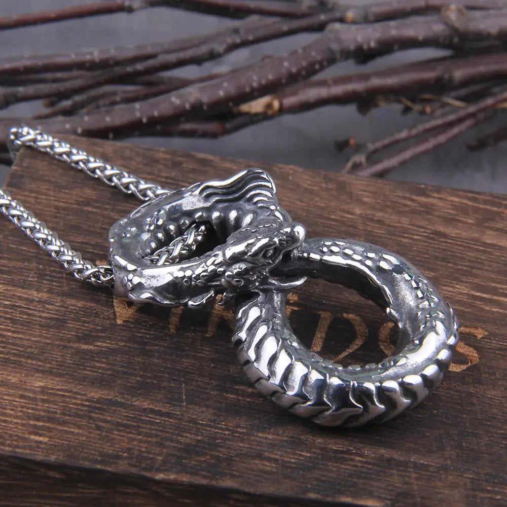 Collier Serpent Jormungand - Viking Héritage