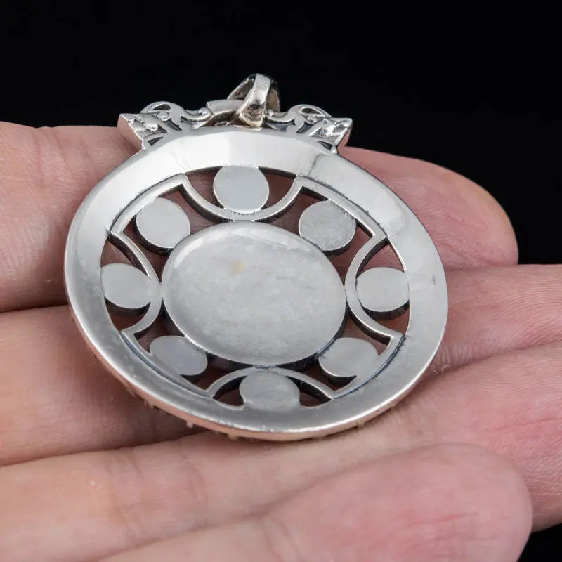 Collier Valknut (Argent Massif) - Viking Héritage