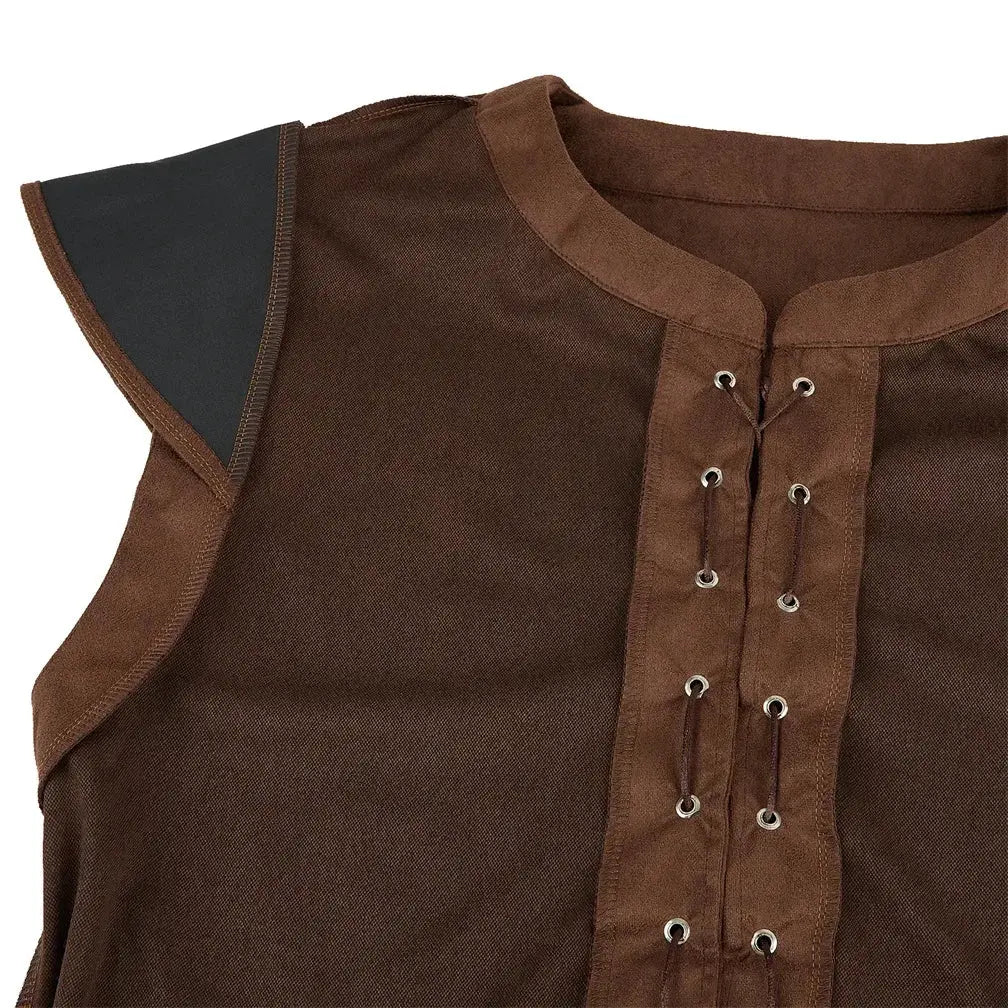 Gilet Viking Médiéval Homme - Style Gothique Unique Viking Héritage