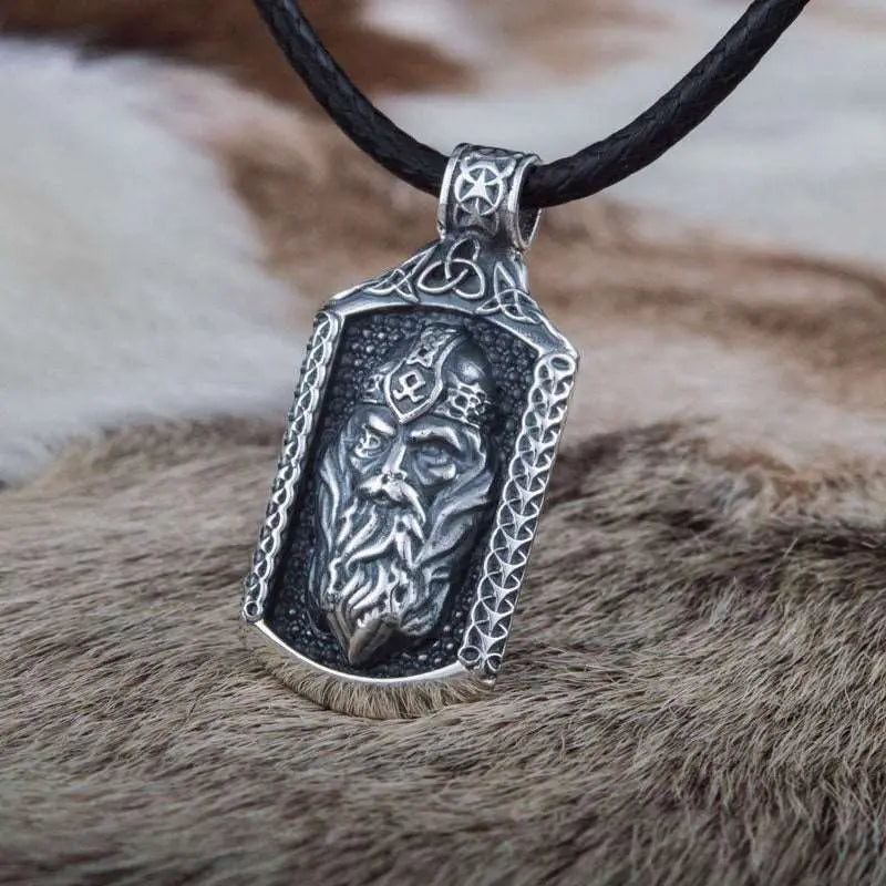 PENDENTIF CERF - VEGVISIR ARGENT STERLING .925 - Viking Héritage