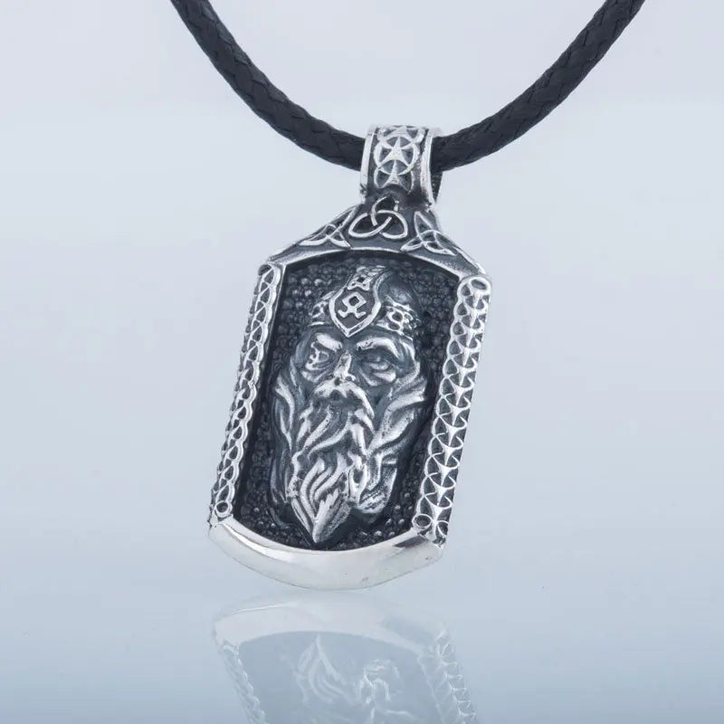 PENDENTIF CERF - VEGVISIR ARGENT STERLING .925 - Viking Héritage