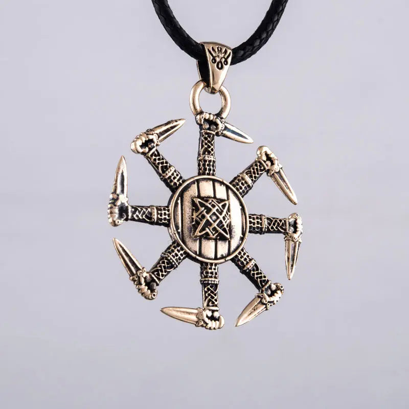 PENDENTIF SOLEIL NOIR (BRONZE MASSIF) - Viking Héritage