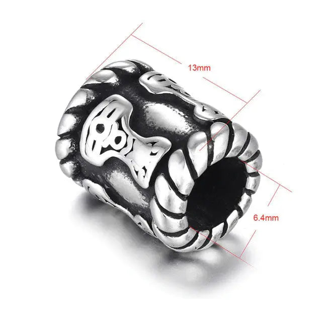 PERLE VIKING MARTEAU DE THOR - SAC DE 4 PERLES - Viking Héritage