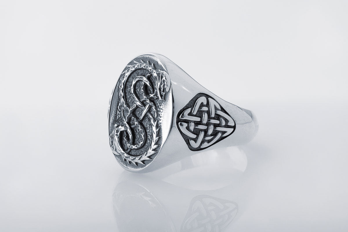 Bague Viking Longue Traversee — Argent 925