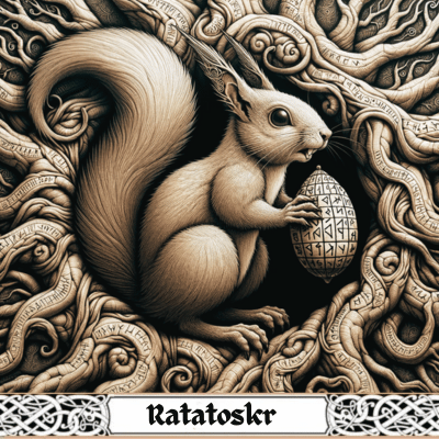 Ratatoskr | l'Écureuil Messager de la Mythologie Nordique