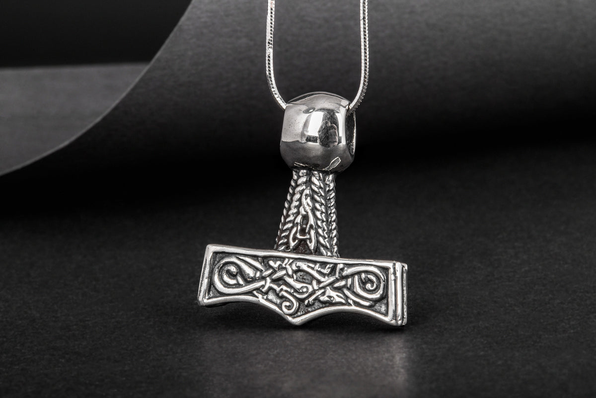 Pendentif Mjölnir Bjorn — Argent 925
