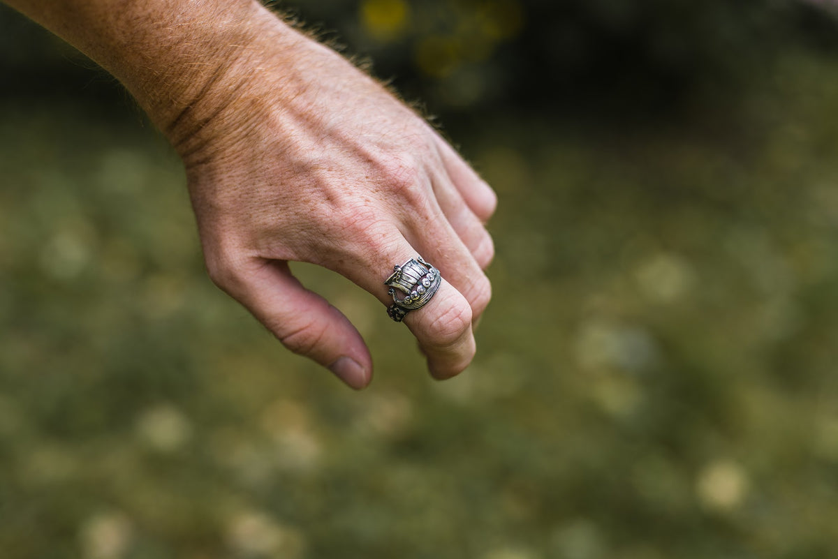 Bague Drakkar — Argent 925