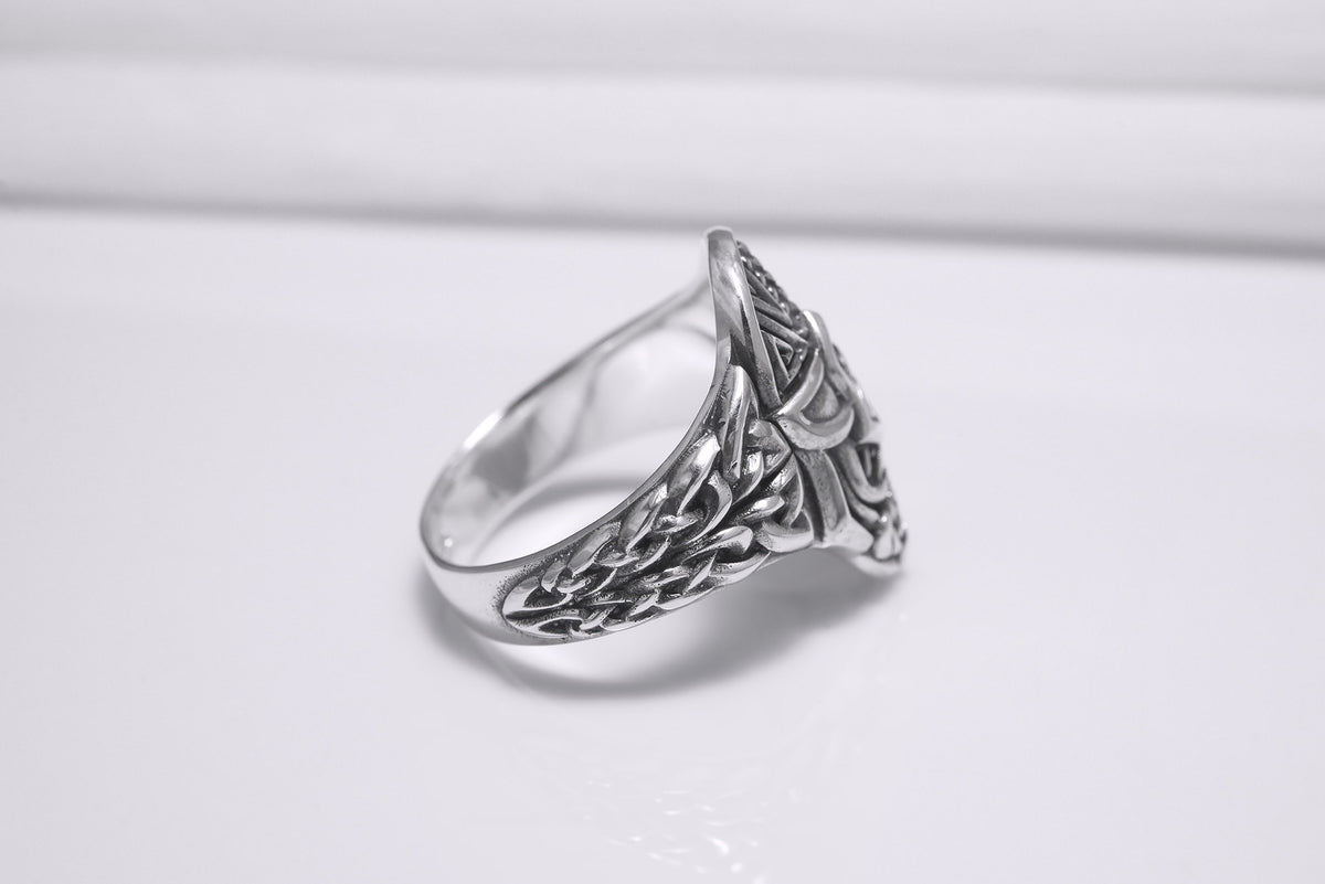 Bague Odin et Masque — Argent 925
