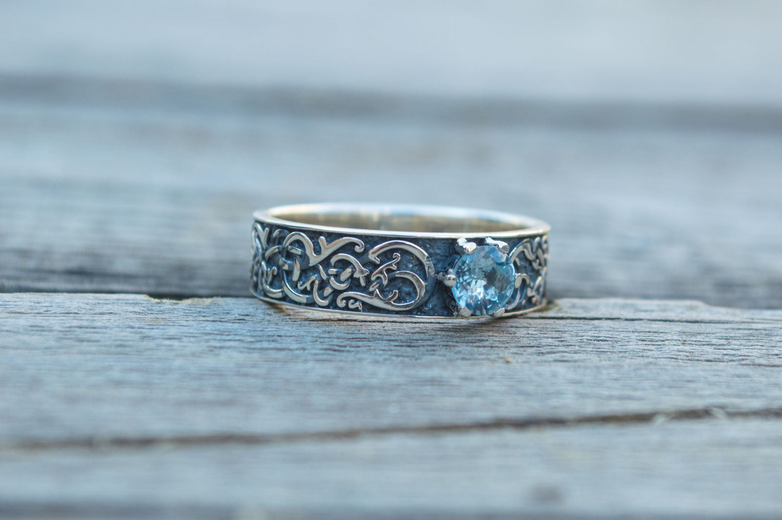 Bague Anneau Viking Olaf — Argent 925