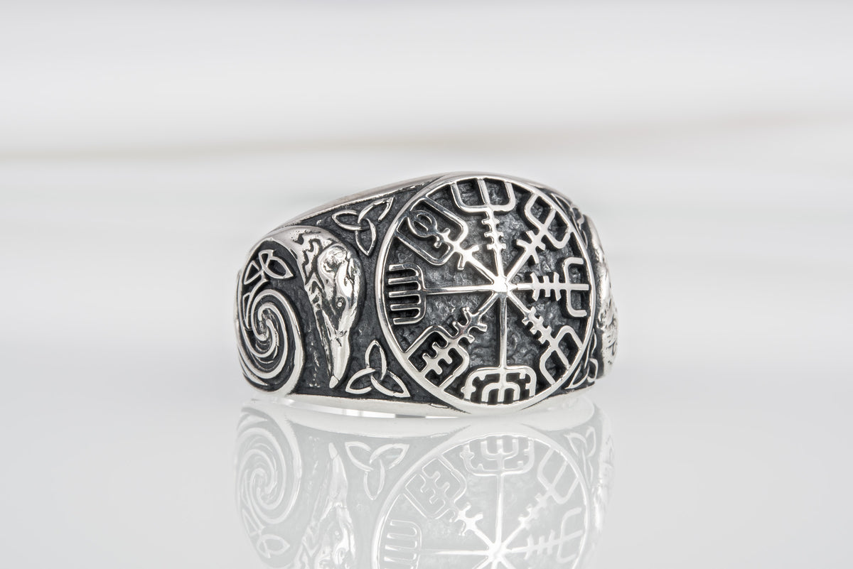 Bague Viking Drakkar — Argent 925