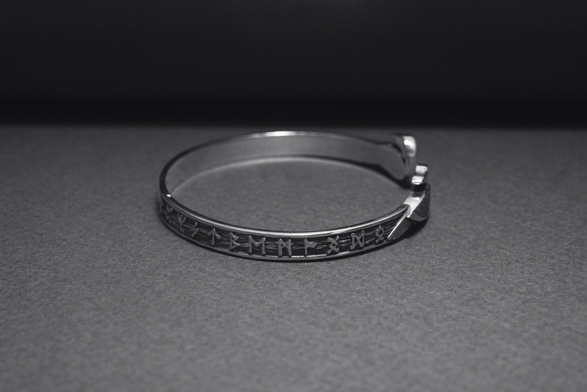 Bracelet Viking Grand Modèle — Argent 925
