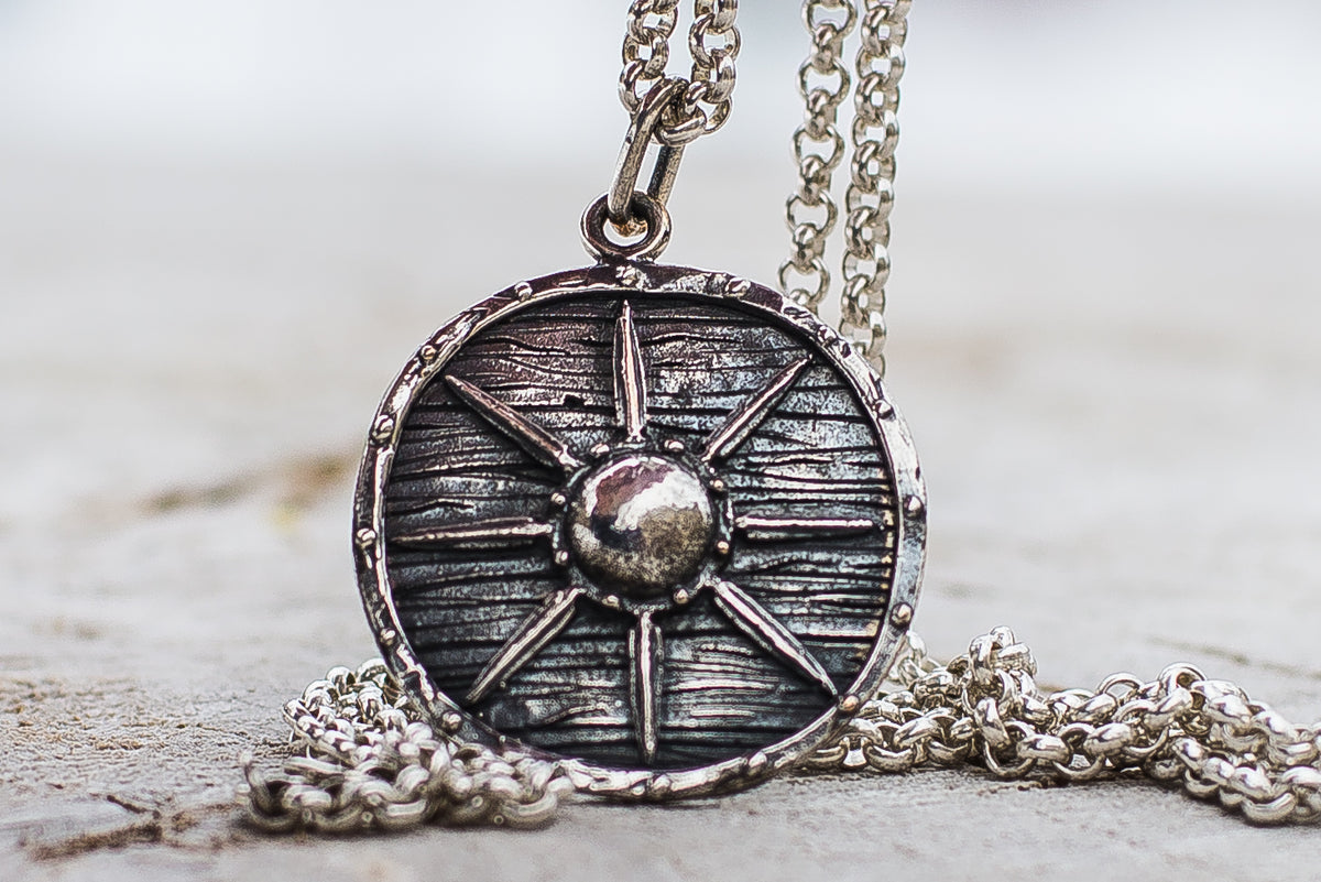 Pendentif Bouclier Floki — Argent 925