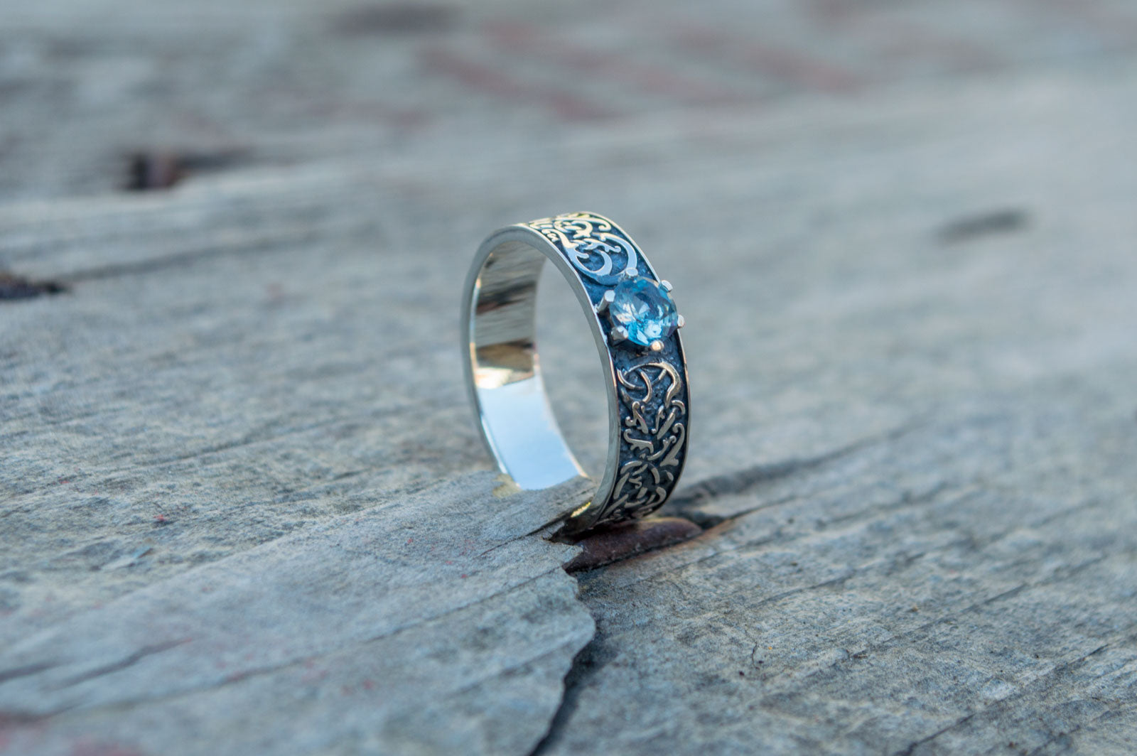 Bague Anneau Viking Olaf — Argent 925