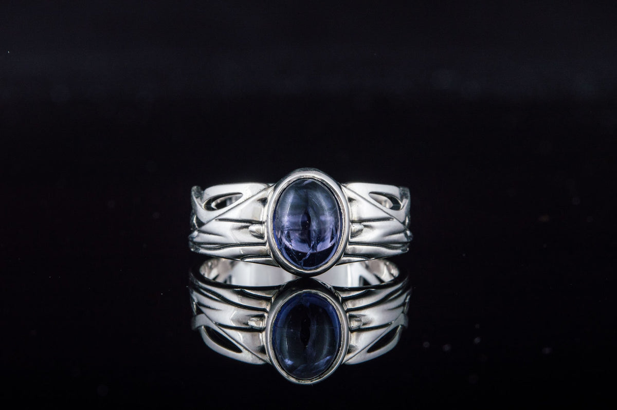 Bague Cabochon Bergthor — Argent 925