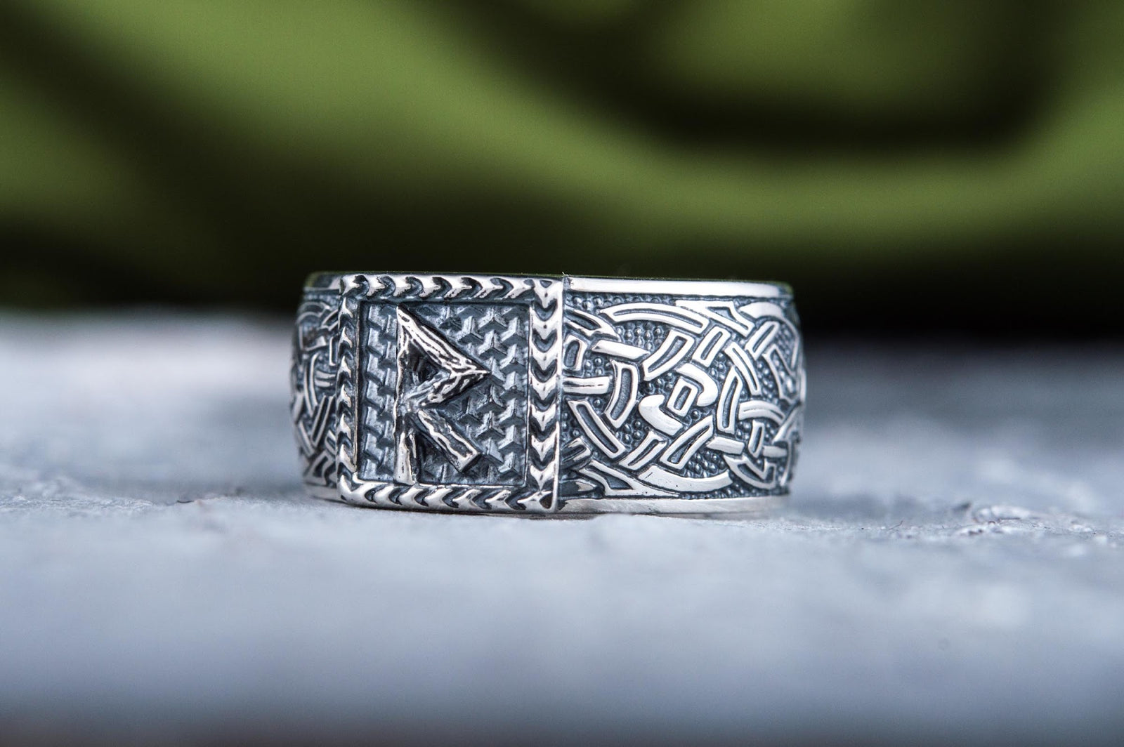 Bague Runique Ragnar — Argent 925