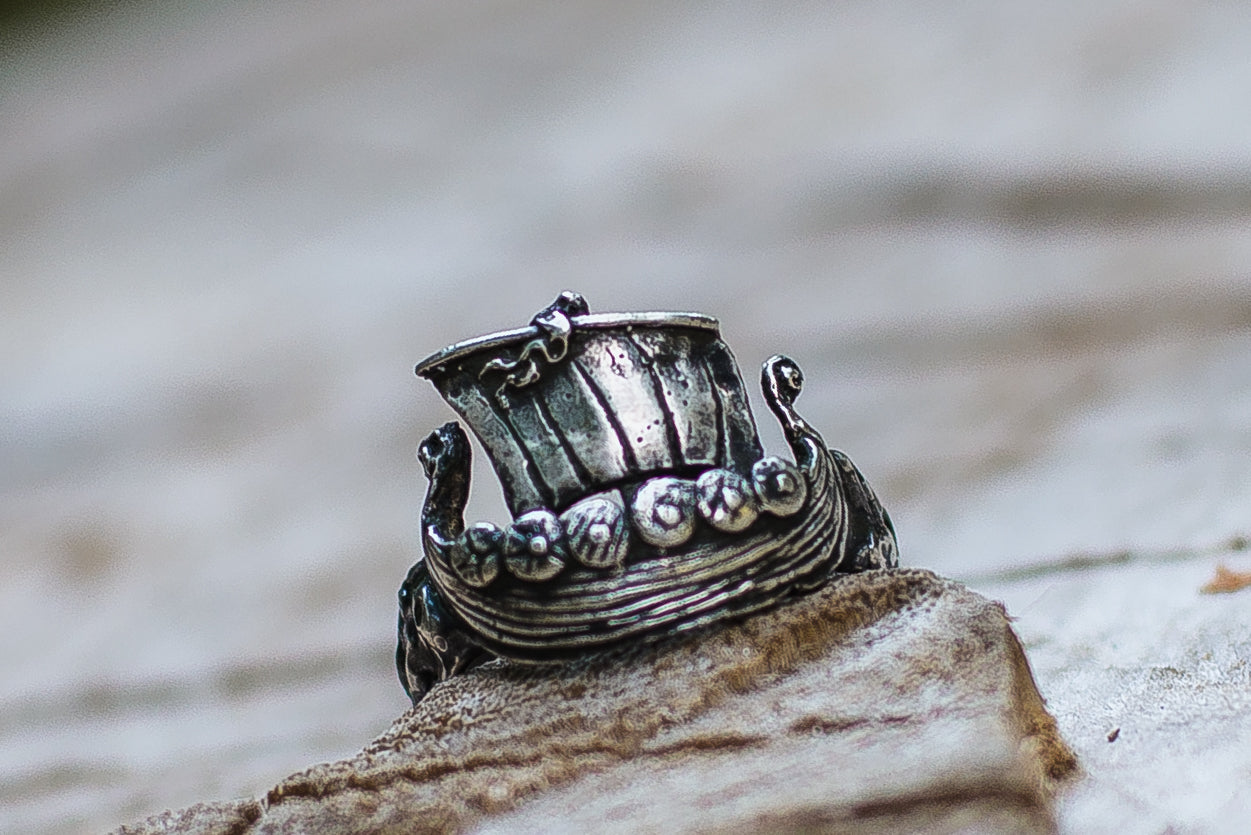 Bague Drakkar — Argent 925