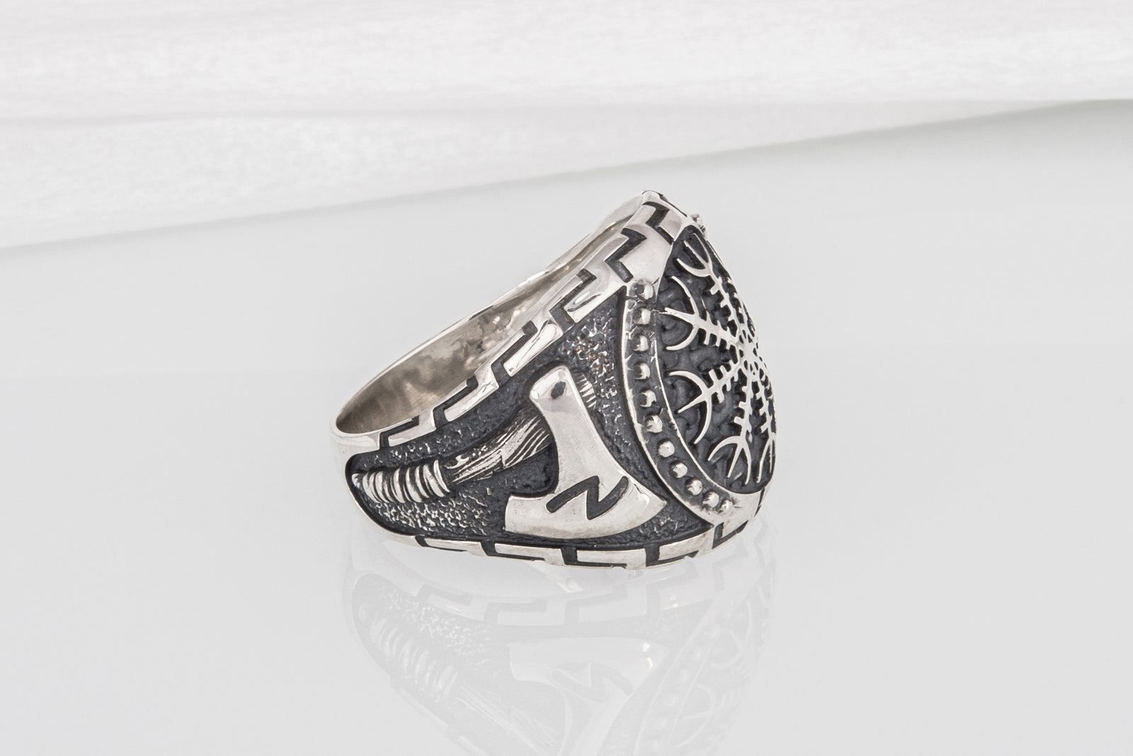 Bague Brutal et Aegishjalmur — Argent 925