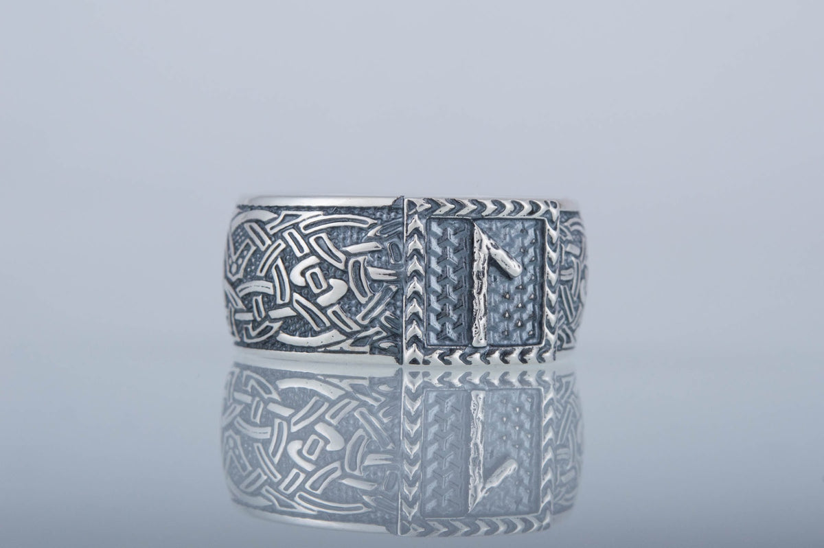 Bague Runique Sigurd — Argent 925